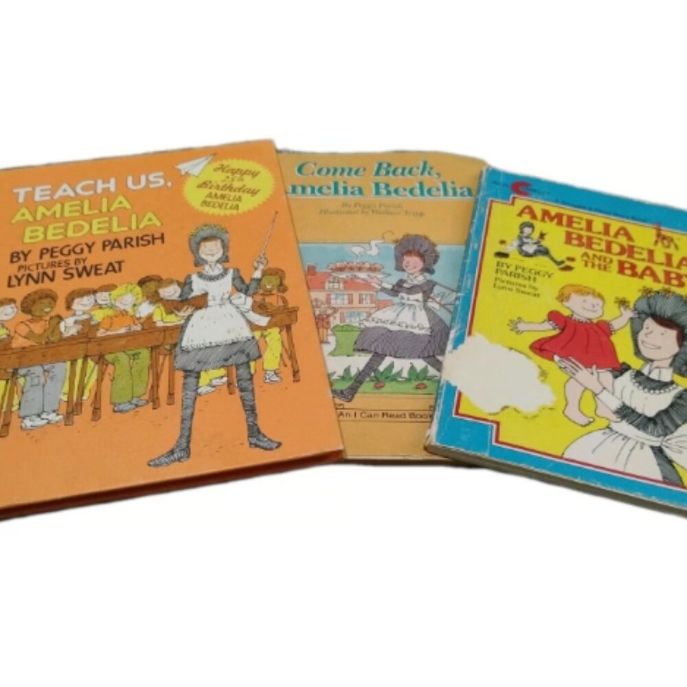 Amelia Bedelia Books Lot Of 3: The Baby, Come Back, Teach Us Books
